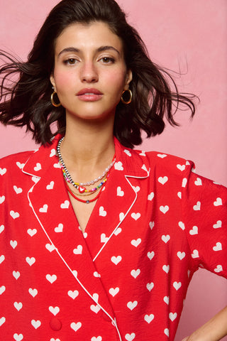 karavan clothing fashion spring summer 26 nai collection sally mini dress polka hearts red