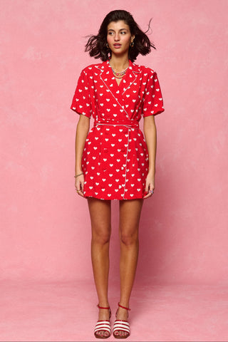 karavan clothing fashion spring summer 26 nai collection sally mini dress polka hearts red