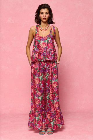 karavan clothing fashion spring summer 26 nai collection gaby top pink purple floral