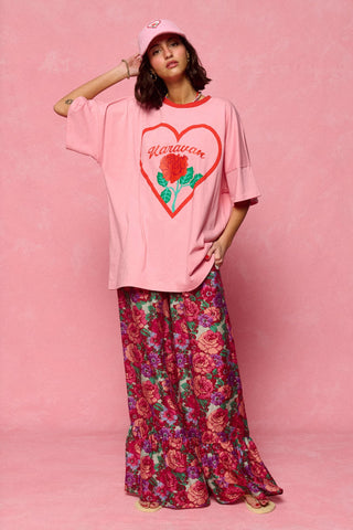 karavan clothing fashion spring summer 26 nai collection tessa tee candy pink