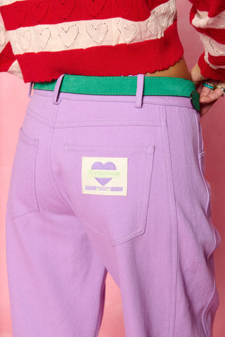 karavan clothing fashion spring summer 26 nai collection samantha denim trousers lilac