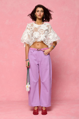 karavan clothing fashion spring summer 26 nai collection selena top lace white