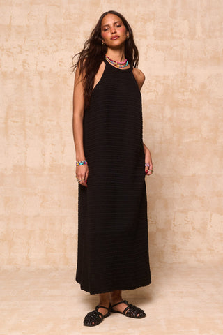 karavan clothing fashion krvn spring summer 26 nai collection sienna knitted dress black