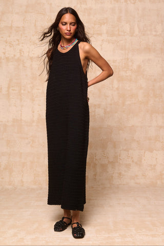 karavan clothing fashion krvn spring summer 26 nai collection sienna knitted dress black