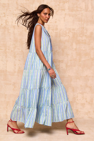 karavan clothing fashion krvn spring summer 26 nai collection silvie dress blue