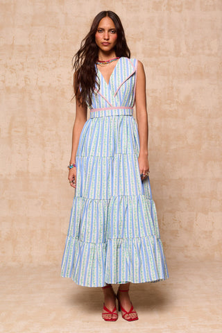 karavan clothing fashion krvn spring summer 26 nai collection silvie dress blue