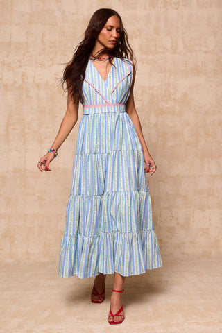 karavan clothing fashion krvn spring summer 26 nai collection silvie dress blue