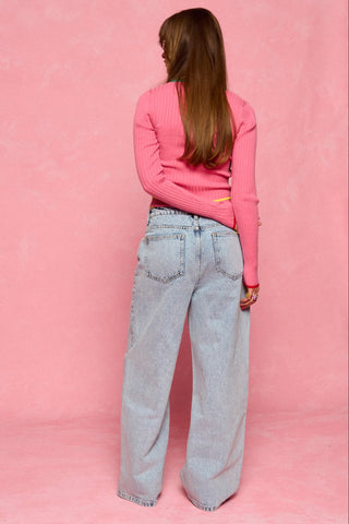 karavan clothing fashion spring summer 26 nai collection carolina knitted cardigan pink