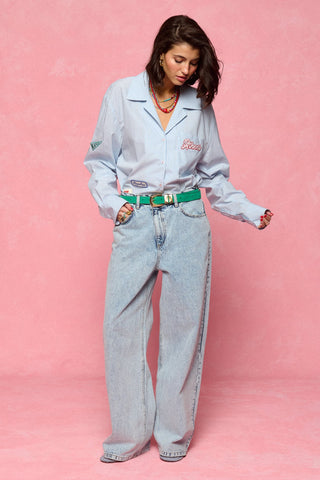 karavan clothing fashion spring summer 26 nai collection quentin belt leather green