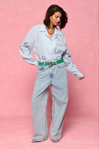 karavan clothing fashion spring summer 26 nai collection lela shirt ciel