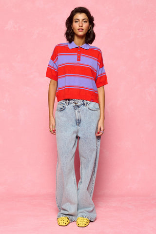 karavan clothing fashion spring summer 26 nai collection sonia jeans stonewash light blue