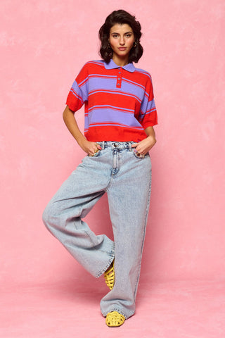 karavan clothing fashion spring summer 26 nai collection sonia jeans stonewash light blue