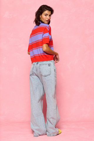 karavan clothing fashion spring summer 26 nai collection sonia jeans stonewash light blue