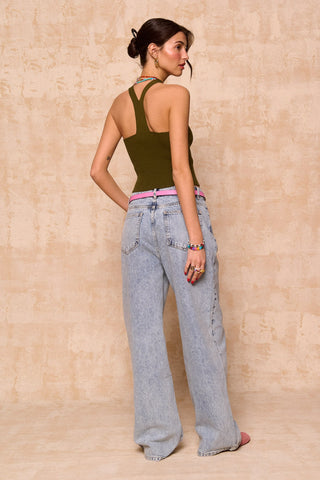 karavan clothing fashion spring summer 26 krvn nai collection simone knitted top khaki