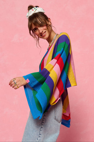 karavan clothing fashion spring summer 26 nai collection delphine knitted top multicolor stripes