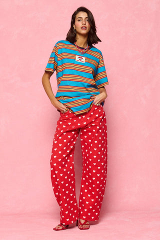 karavan clothing fashion spring summer 26 nai collection sophina trousers polka hearts red
