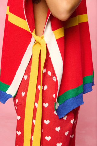 karavan clothing fashion spring summer 26 nai collection mary knitted vest red