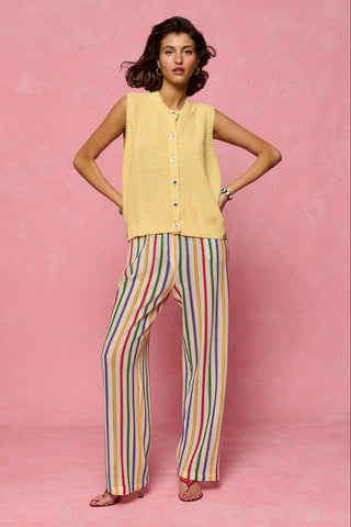 karavan clothing fashion spring summer 26 nai collection sybil knitted top lemon