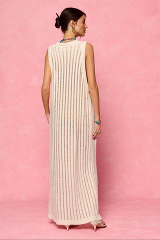 karavan clothing fashion spring summer 26 krvn nai collection taylor knitted dress ivory