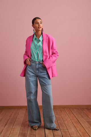 karavan clothing fashion spring summer 24 collection keegan blazer pink