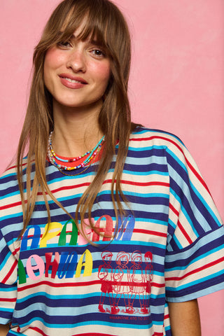 karavan clothing fashion spring summer 26 nai collection paula tee multicolor stripes