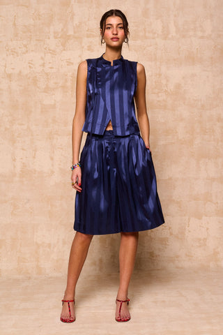 karavan clothing fashion krvn spring summer 26 nai collection rosana top blue