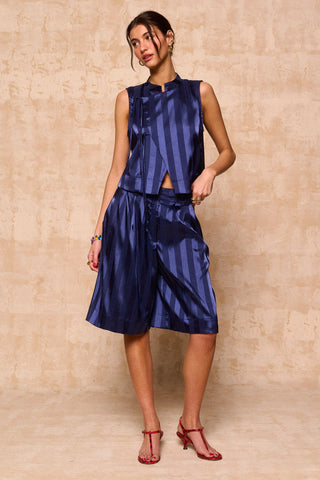 karavan clothing fashion krvn spring summer 26 nai collection vania shorts blue