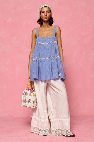 karavan clothing fashion planet homeware spring summer 26 nai collection boyfriend long top dress blue checked