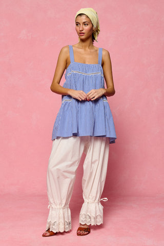 karavan clothing fashion planet homeware spring summer 26 nai collection boyfriend long top dress blue checked