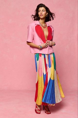 karavan clothing fashion spring summer 26 nai collection penny blazer pink