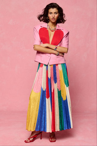 karavan clothing fashion spring summer 26 nai collection zendaya skirt multicolor waves