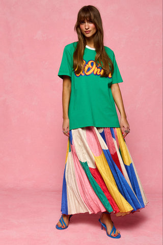 karavan clothing fashion spring summer 26 nai collection zendaya skirt multicolor waves