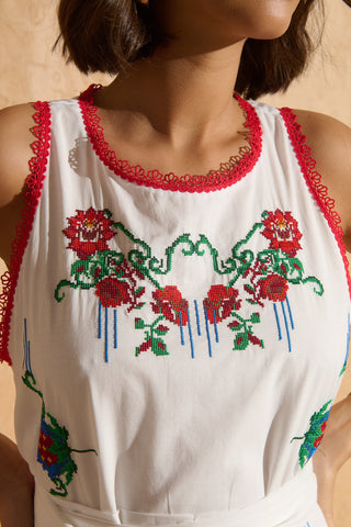 karavan clothing fashion spring summer 25 arya dress white 