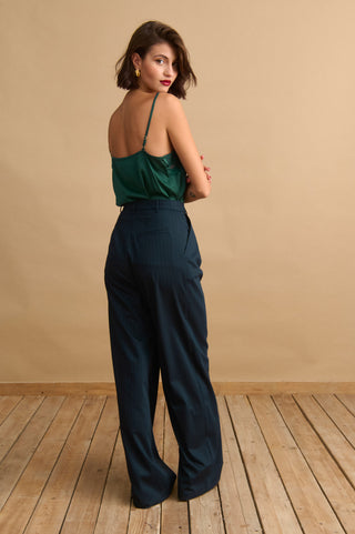 karavan clothing fashion KRVN well i did fall winter 24 25 aura top green