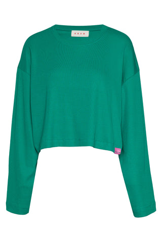 karavan clothing fashion krvn spring summer 26 nai collection avery crop top green