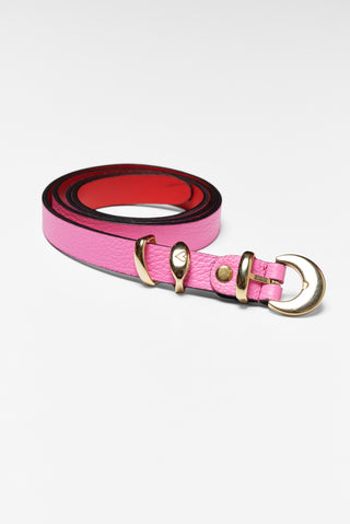 karavan clothing fashion spring summer 26 nai collection nessa belt leather pink