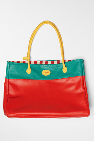 karavan clothing fashion spring summer 26 nai collection leather bag red green