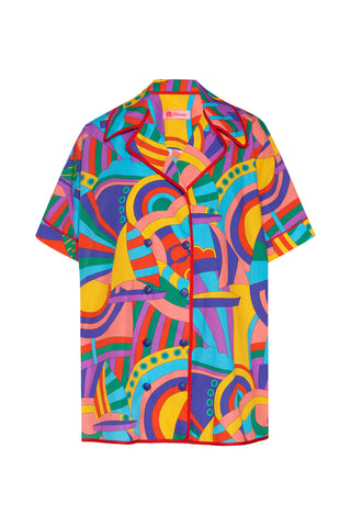 karavan clothing fashion spring summer 26 nai collection bijou shirt abstract boat multicolor