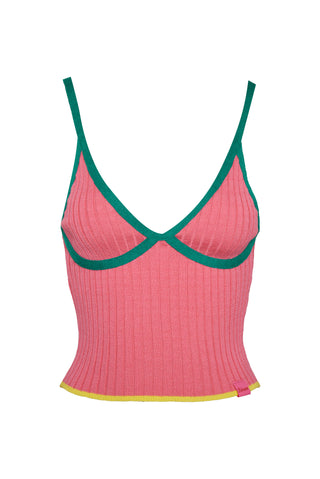 karavan clothing fashion spring summer 26 nai collection bonita knitted top pink