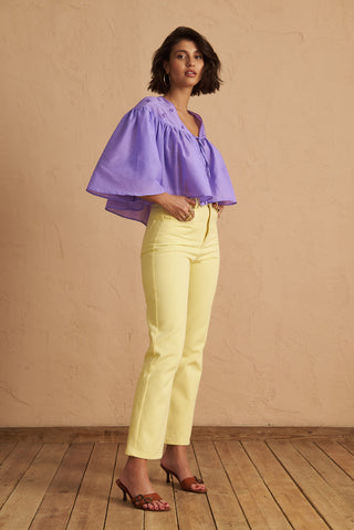 karavan clothing fashion spring summer 25 brenda top purple