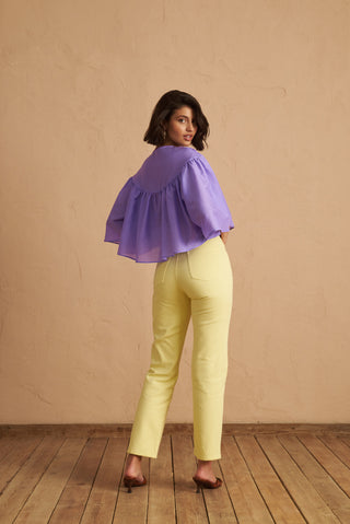 karavan clothing fashion spring summer 25 brenda top purple