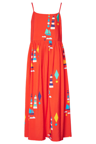 karavan clothing fashion spring summer 26 nai collection bruna dress red