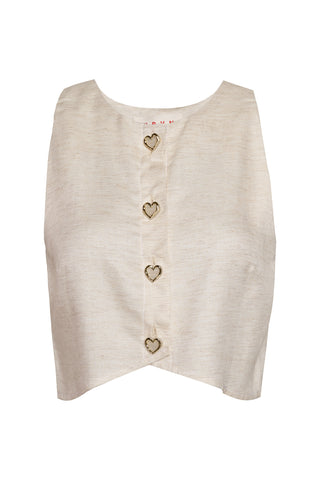 karavan clothing fashion krvn spring summer 26 nai collection callisto top beige