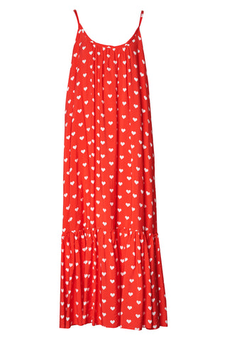 karavan clothing fashion spring summer 26 nai collection charlotte dress polka hearts red