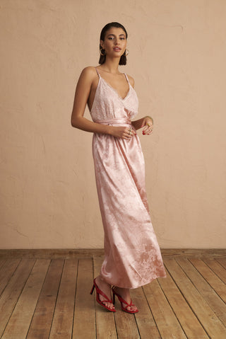 karavan clothing fashion spring summer 25 krvn colette dress nude pink