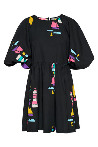 karavan clothing fashion spring summer 26 nai collection darla mini dress black