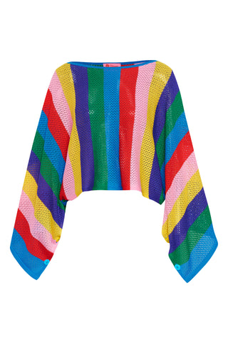 karavan clothing fashion spring summer 26 nai collection delphine knitted top multicolor stripes