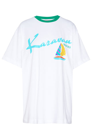 karavan clothing fashion spring summer 26 nai collection dino tee boat