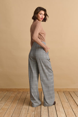karavan clothing fashion KRVN well i did fall winter 24 25 drew trousers checked