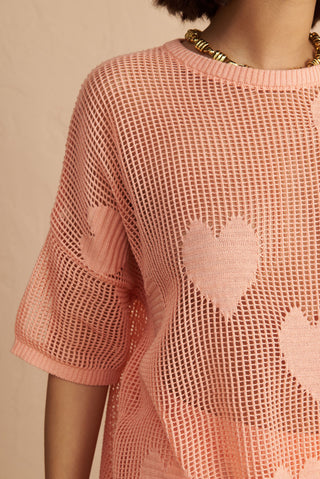karavan clothing fashion spring summer 25 krvn zoe knitted top quartz pink